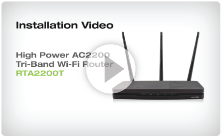 Amped wireless AC2200 tri-band Wi-Fi router