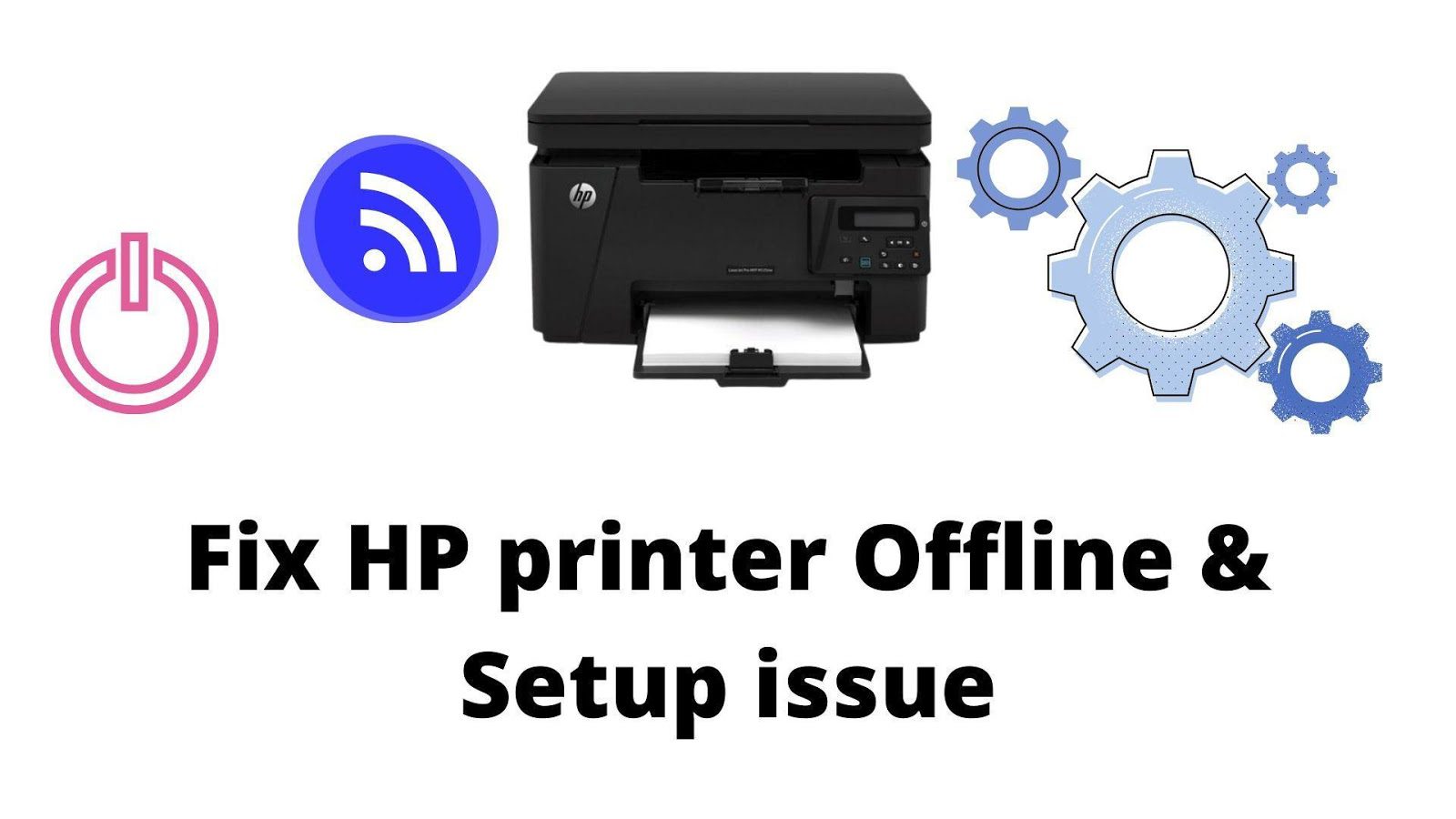 hp printer offline fix